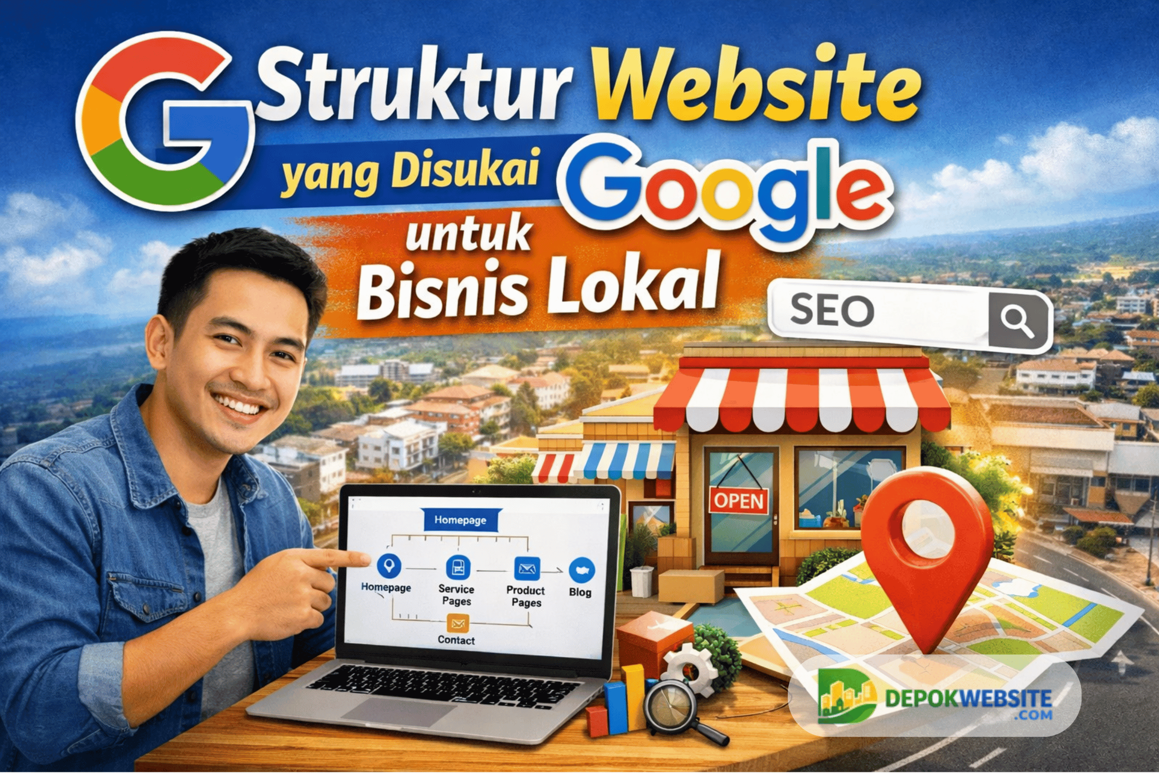 Struktur Website SEO Friendly untuk Bisnis Lokal